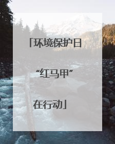环境保护日 “红马甲”在行动