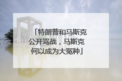 特朗普和马斯克公开骂战，马斯克何以成为大冤种