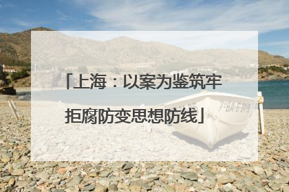 上海：以案为鉴筑牢拒腐防变思想防线