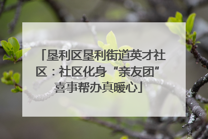 垦利区垦利街道英才社区：社区化身“亲友团” 喜事帮办真暖心