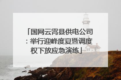 国网云霄县供电公司：举行迎峰度夏暨调度权下放应急演练