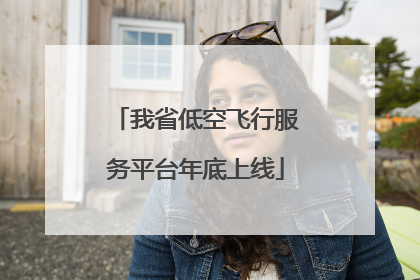 我省低空飞行服务平台年底上线