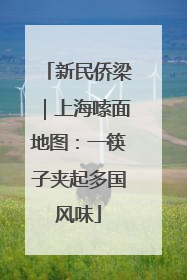 新民侨梁｜上海嗦面地图：一筷子夹起多国风味