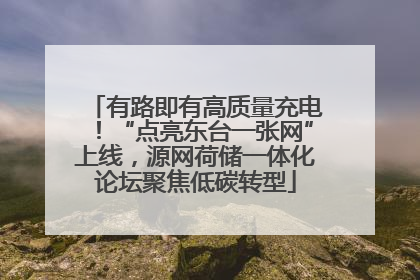 有路即有高质量充电！“点亮东台一张网”上线，源网荷储一体化论坛聚焦低碳转型