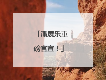 潘展乐重磅官宣！