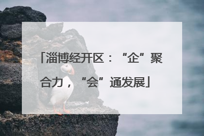 淄博经开区：“企”聚合力，“会”通发展