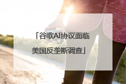 谷歌AI协议面临美国反垄断调查