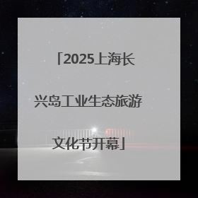 2025上海长兴岛工业生态旅游文化节开幕