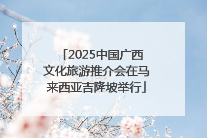 2025中国广西文化旅游推介会在马来西亚吉隆坡举行